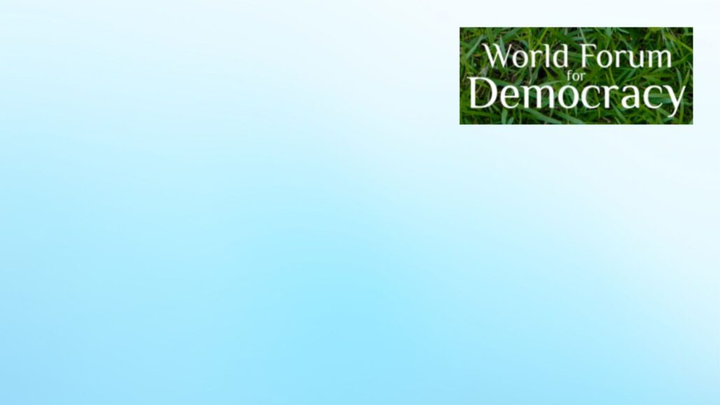 World For Democracy logo